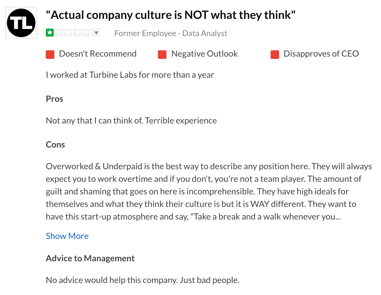 How We Used a Bad Glassdoor Review to Improve Our Company Culture