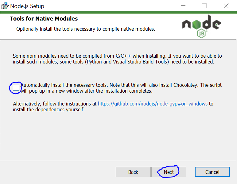 install mongodb node js windows