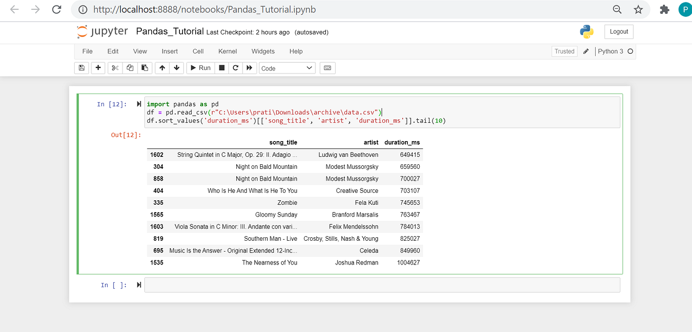 Introduction to Pandas — A Python Library for Data Manipulation and ...