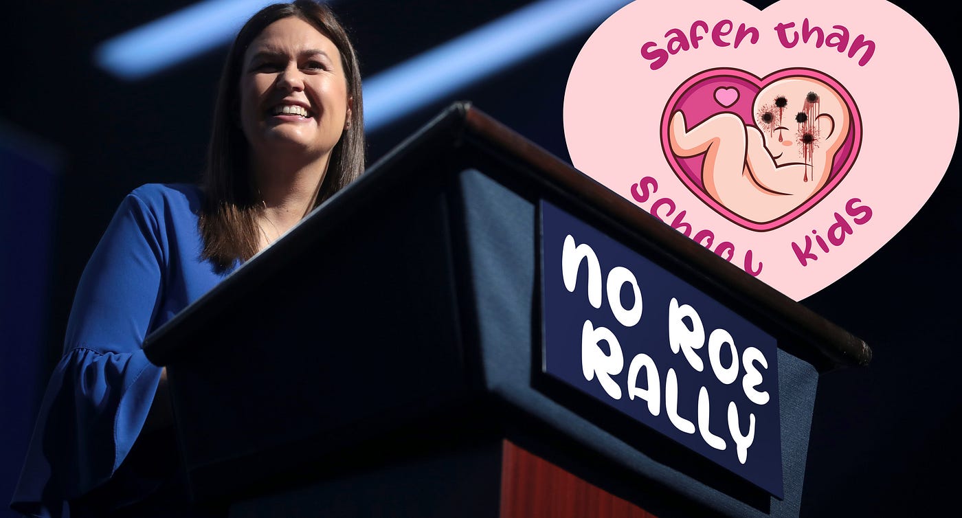 Sarah Huckabee Sanders at pro-life rally