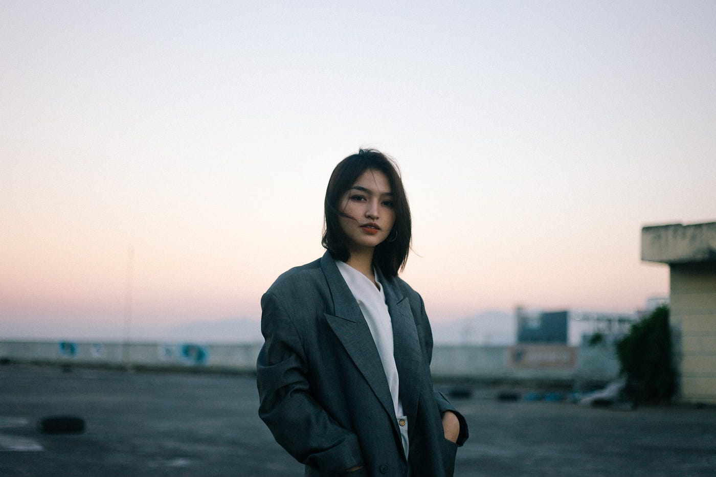 Person looking at camera.
