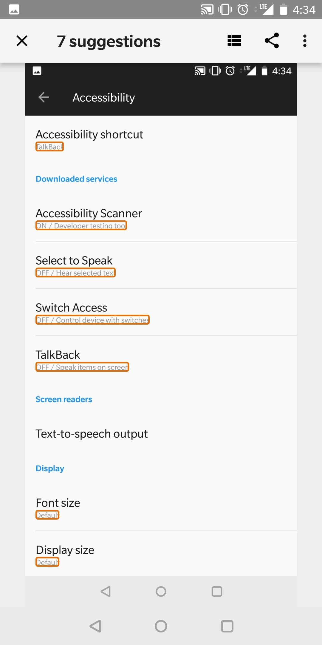 Android Accessibility Scanner!. I've been working as an Android… | by Corey  Johnson | Medium