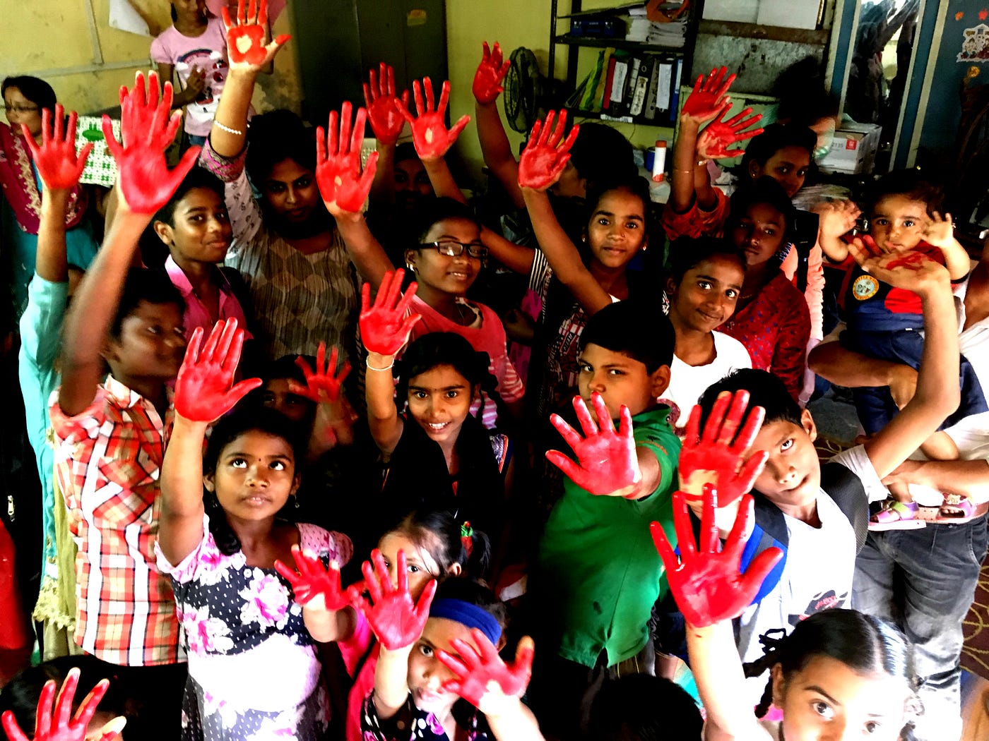 semafor renere Samme Say no to child soldiers: YUVA observes Red Hand Day | by yuvaonline |  Medium