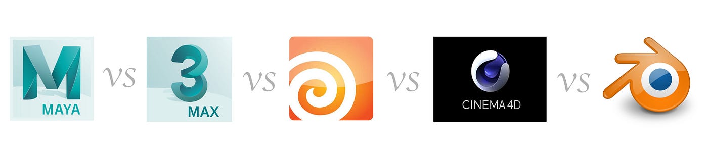 Maya vs 3ds Max vs Houdini vs Cinema 4D vs Blender | by Ryle Zhou | CodeX |  Medium