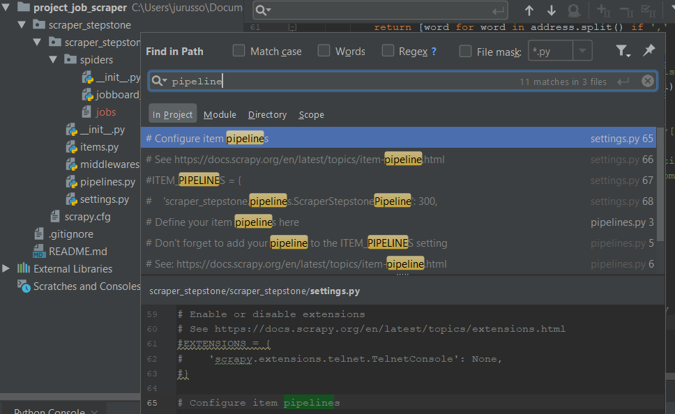 how to use pycharm for python