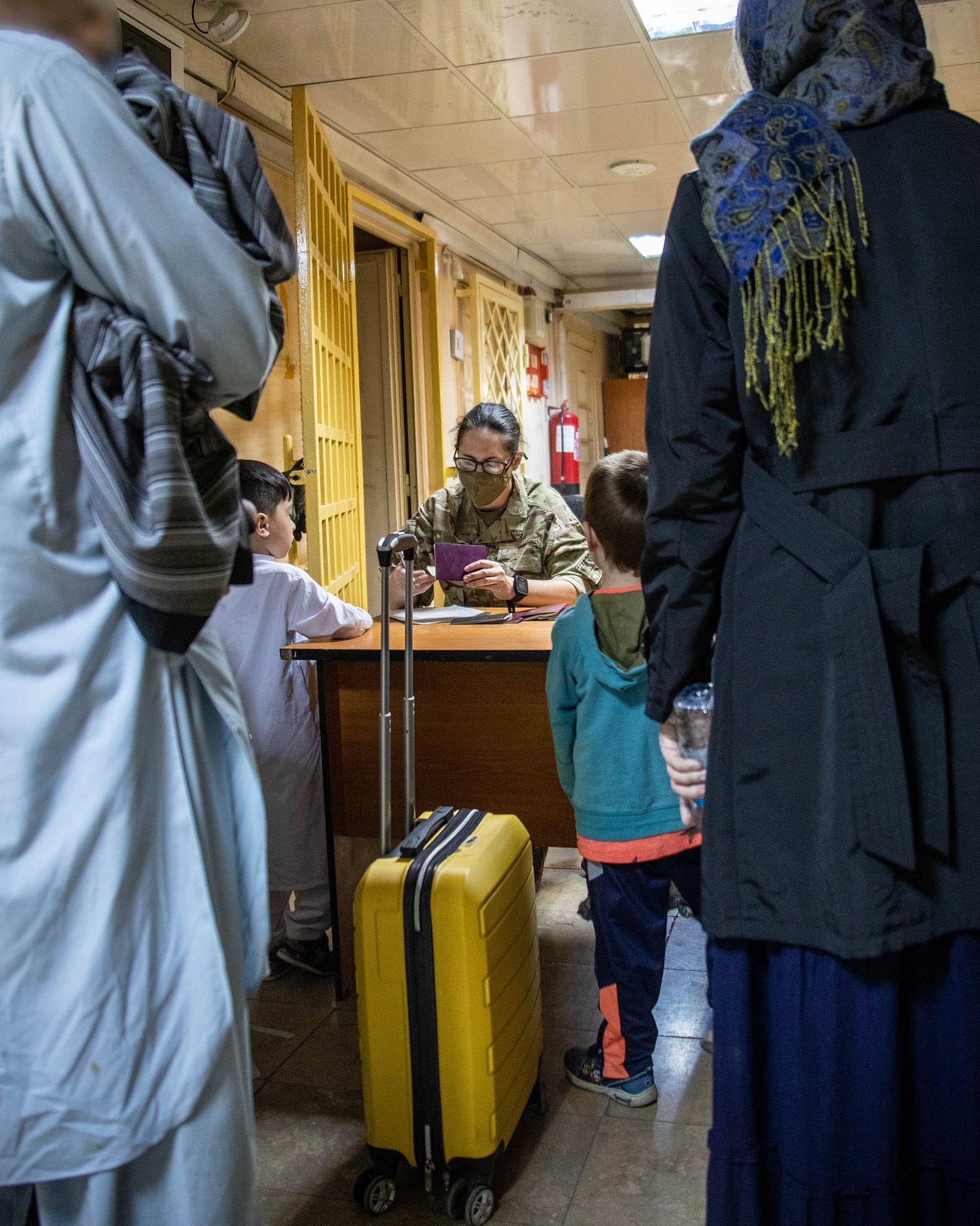 British citizens and dual nationals residing in Afghanistan being relocated to the UK.