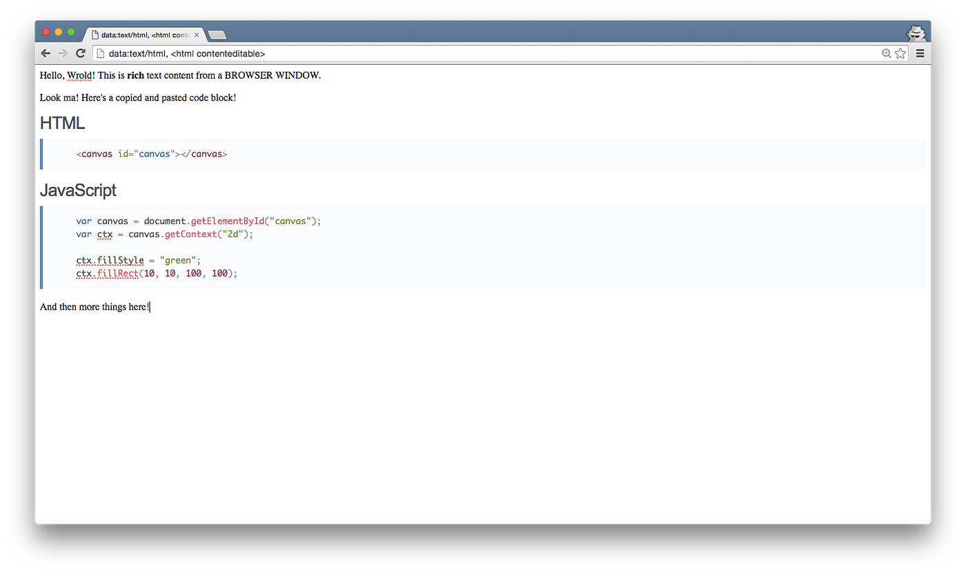 Data Text Html Chromewebdata