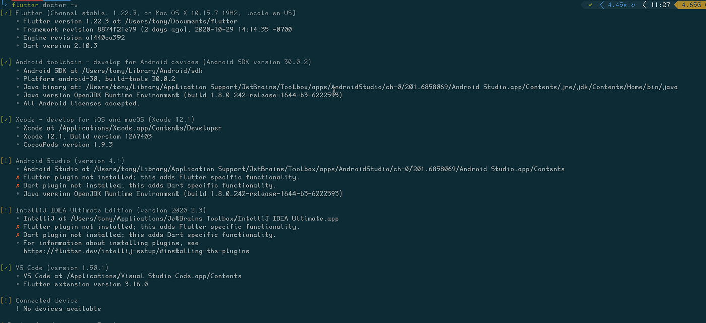 Flutter in multiple IDE (Android, IntelliJ, VSCode) for macOS - QUANG NHAT  TRAN - Medium