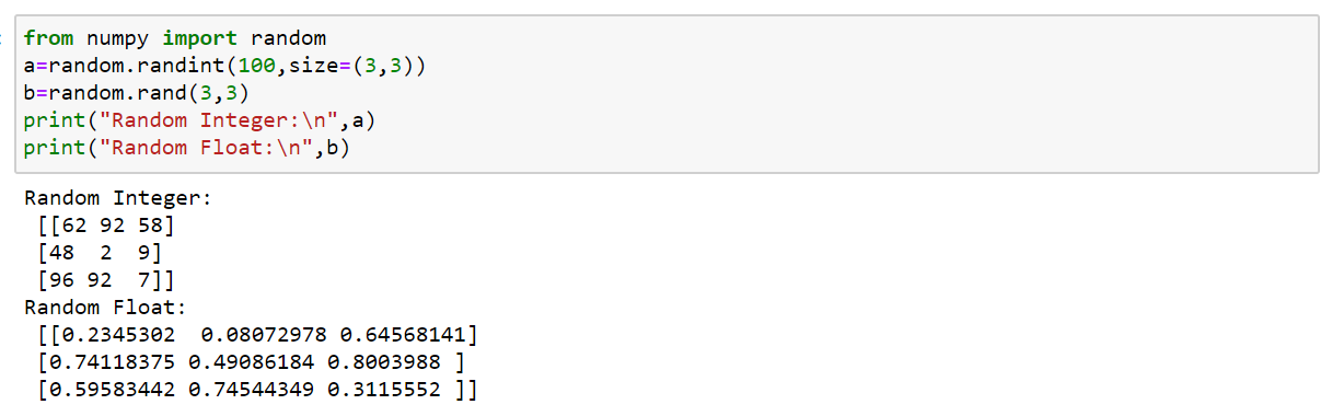 Random Numbers in Numpy. What is a Random Number? | by Sumangali  Tamilselvan | Analytics Vidhya | Medium