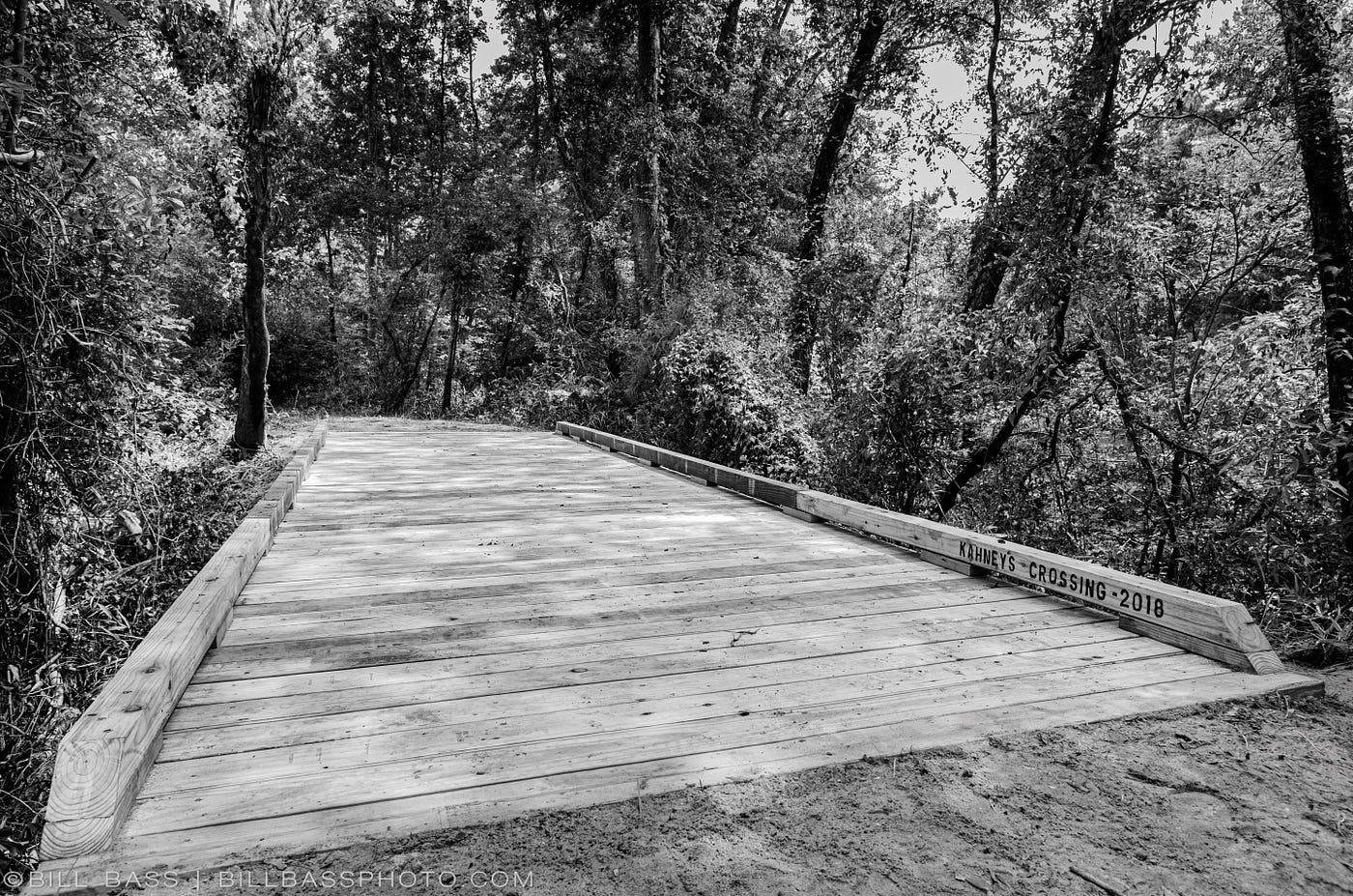 The 29 foot Kahney’s Crossing bridge along the Spring Creek Nature Trail.