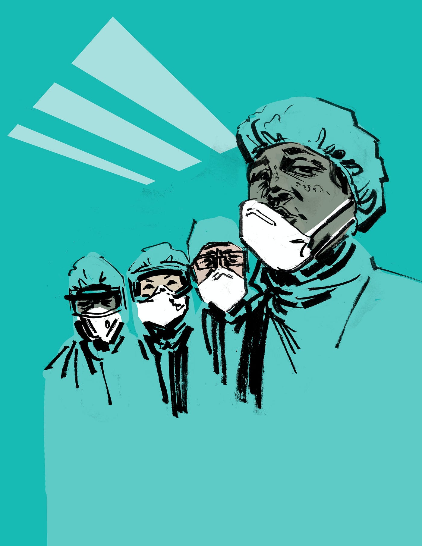 Healthcare workers in Covid-19 Era, provided by UN