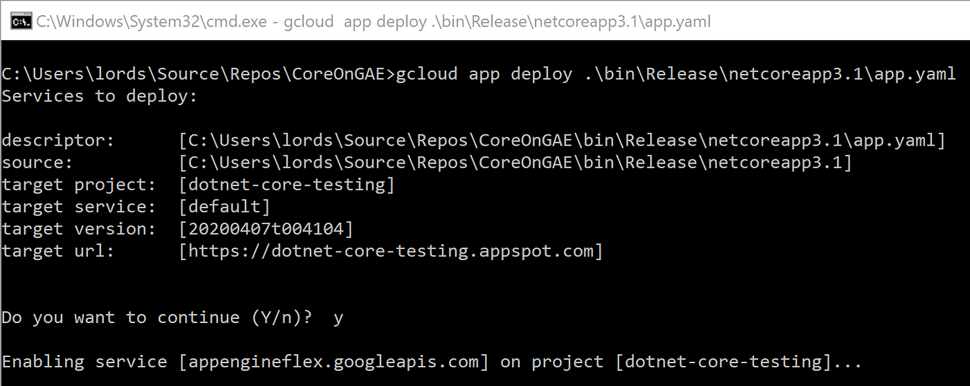 How To Deploy ASP.NET Core 3.x To Google App Engine | By Saverio ...