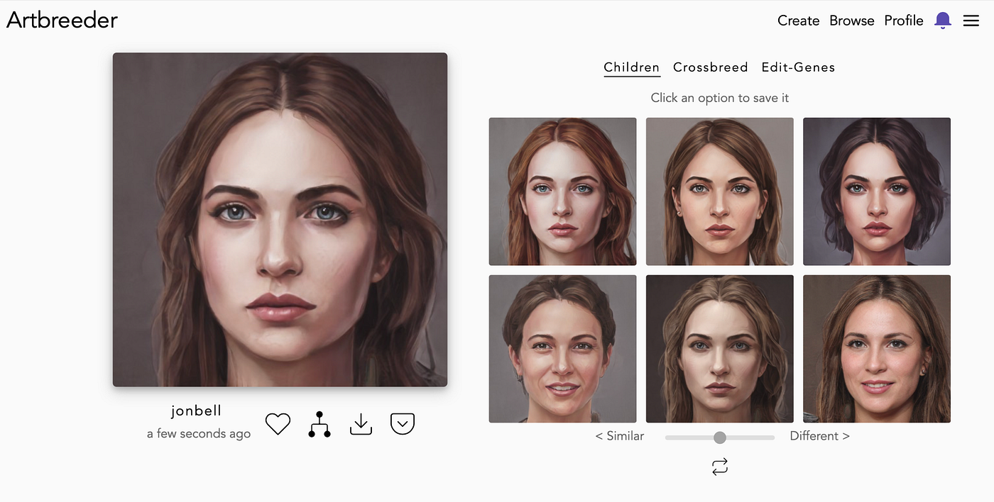 I Am Very Excited About Artbreeder | by Jon Bell | Medium