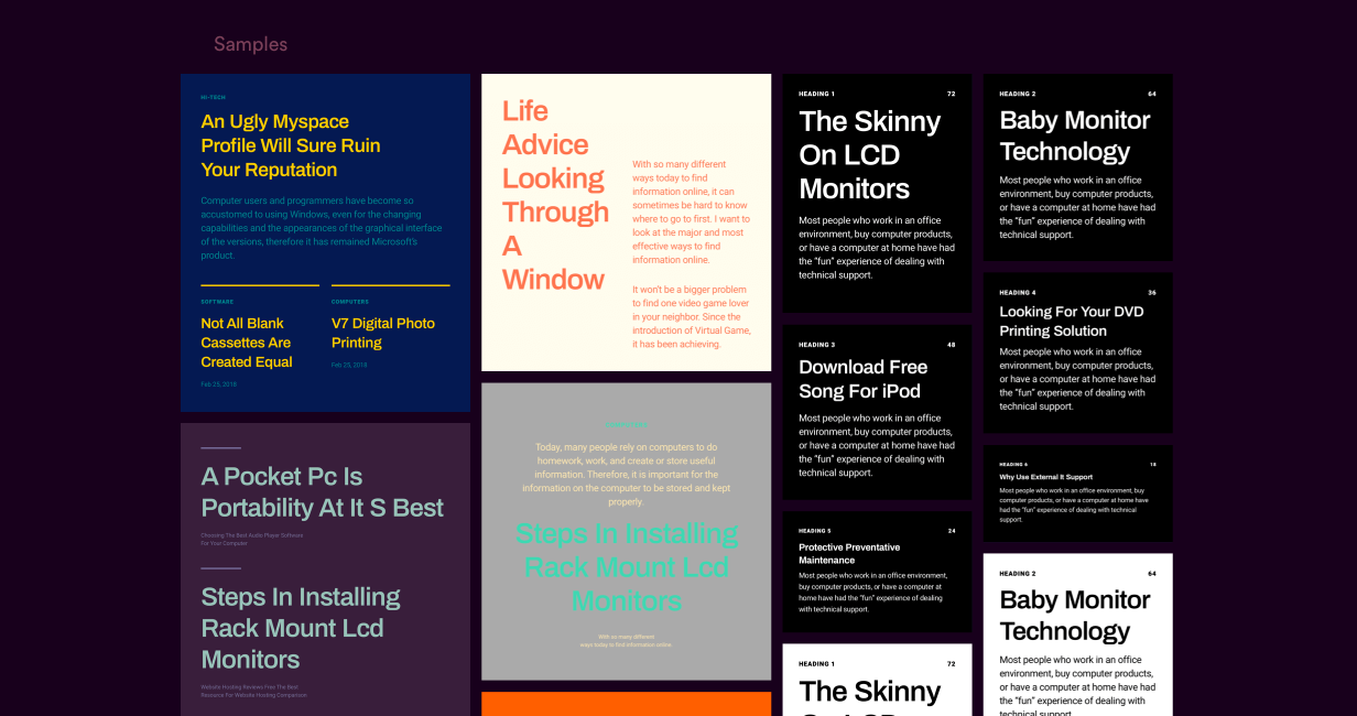 readymag blog_Font combinations library