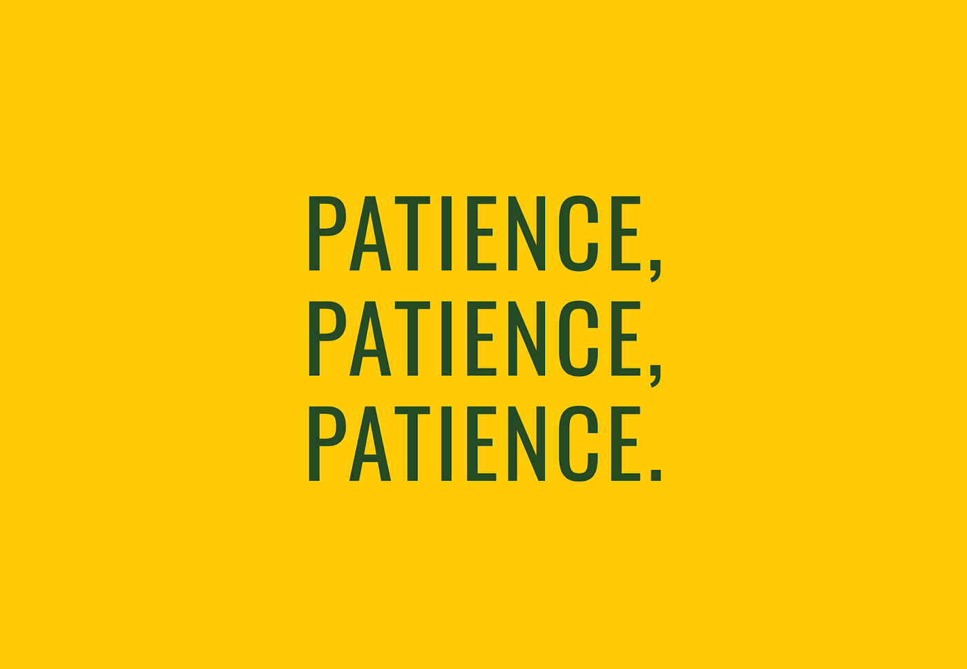 Lesson 3 Patience is a Virtue. Do Less for More Wealth by Eoghan
