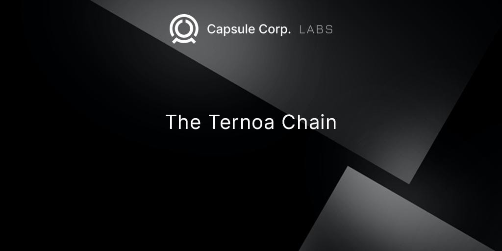 Capsule Corp Labs — Ternoa Blockchain