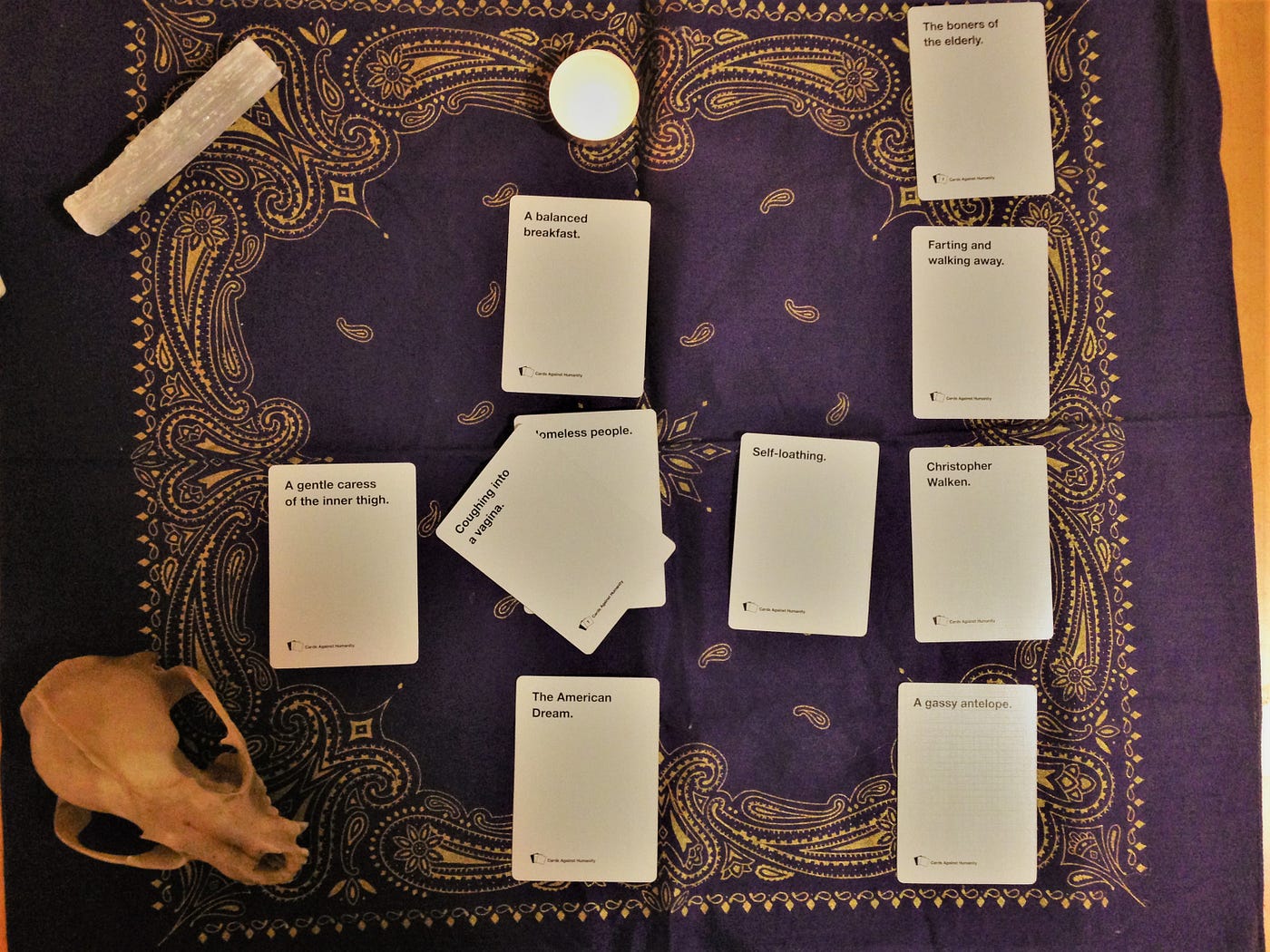 Tarot Cards Against Humanity Reading | by Lauren Parker | Athena Talks |  Medium