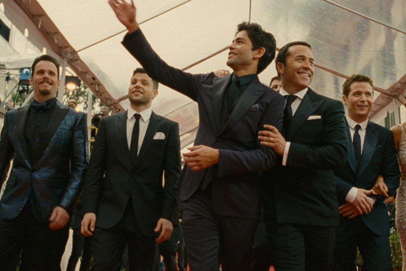 The cast of “Entourage”.