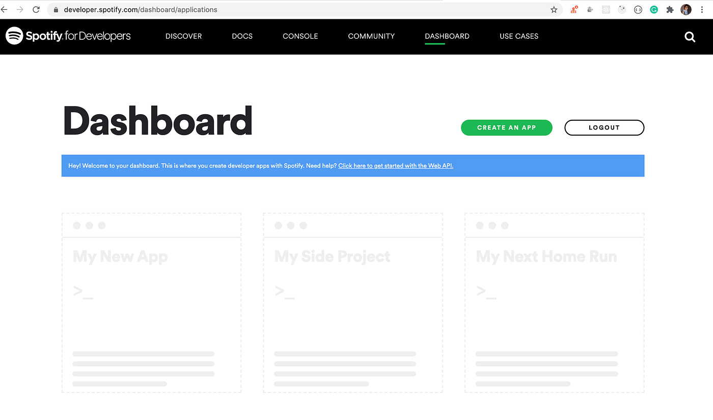 How to Create a Spotify Music Search App in React | by Yogesh Chavan |  Level Up Coding