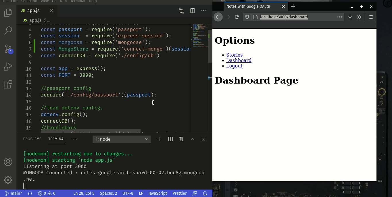 Build a Notes App With Google Authentication in Node.js | by Nhaji | Medium