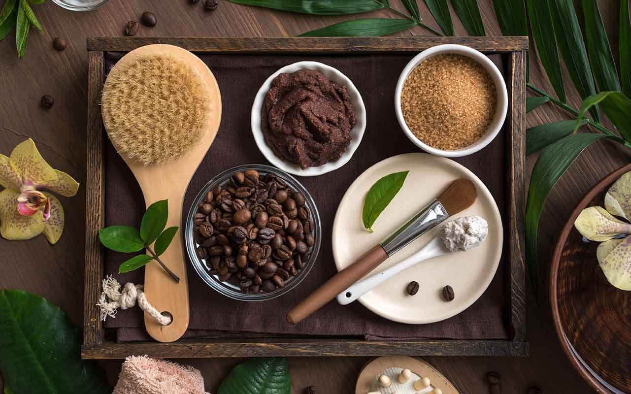 exfoliate face at home