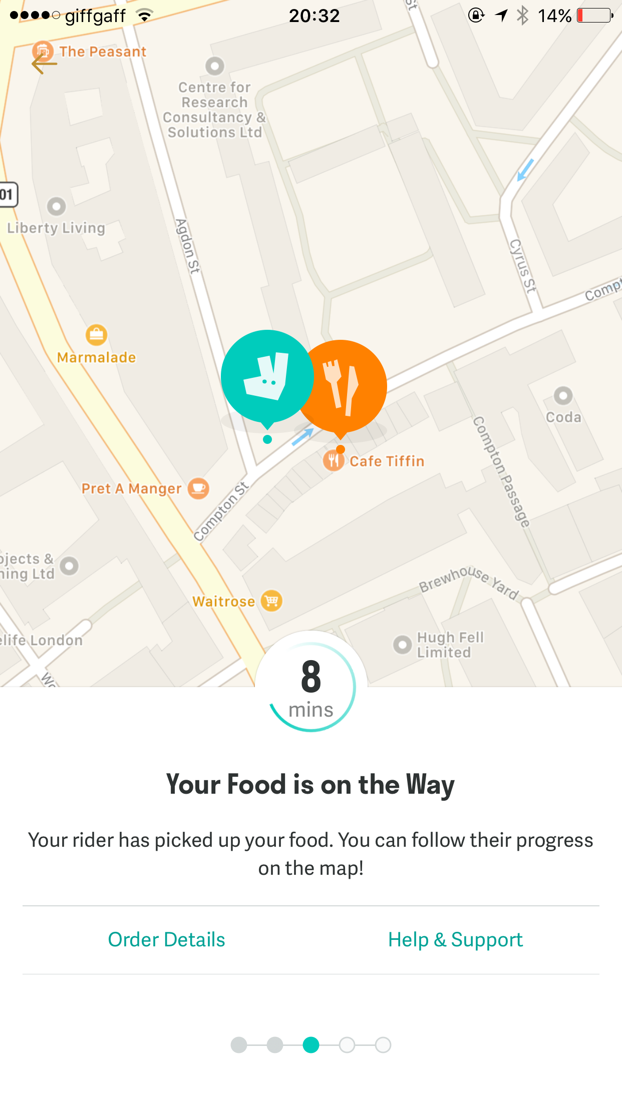イギリスのフードデリバリーサービス事情. DeliverooとUberEATSの 