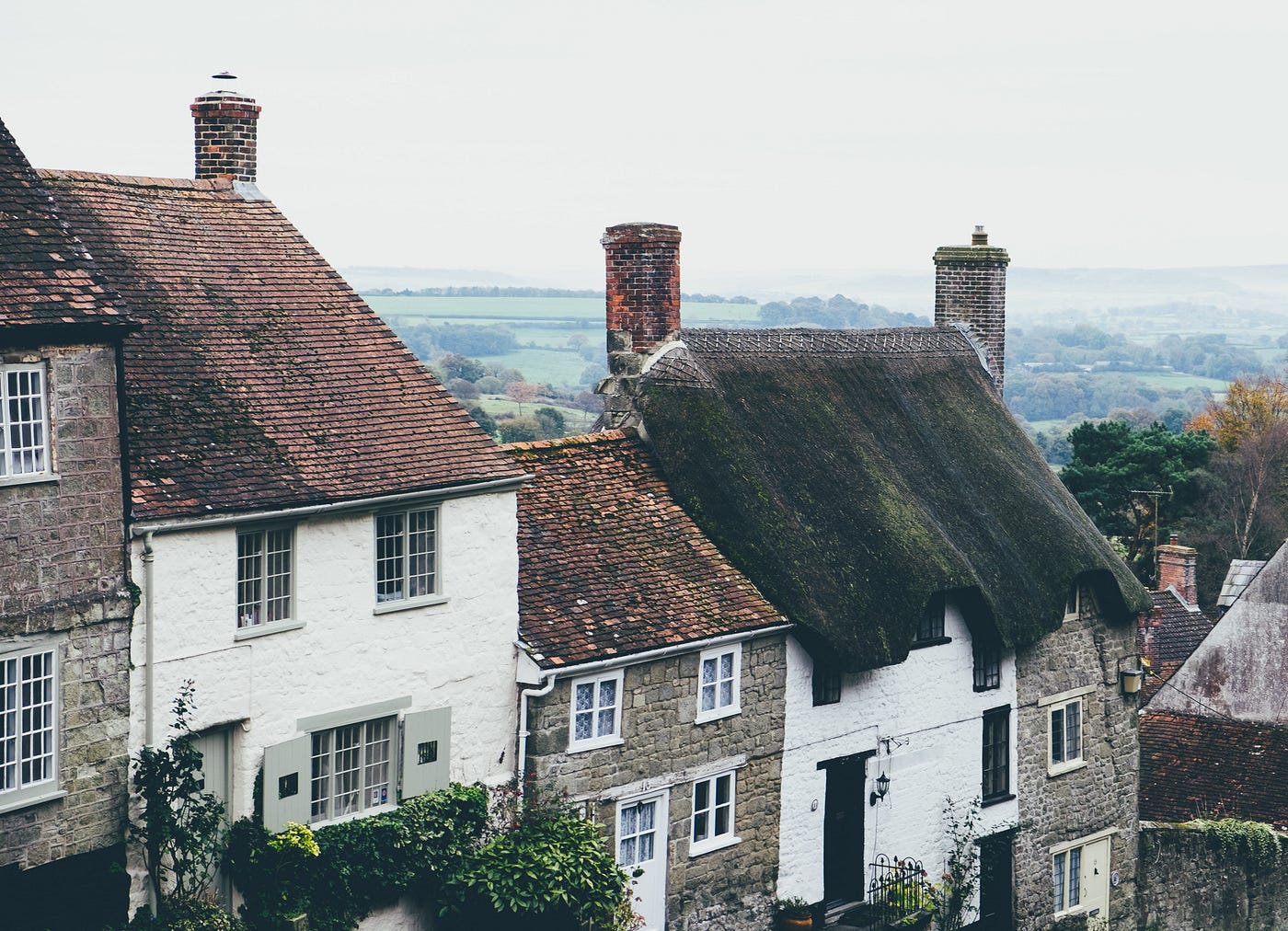 An image of English houses