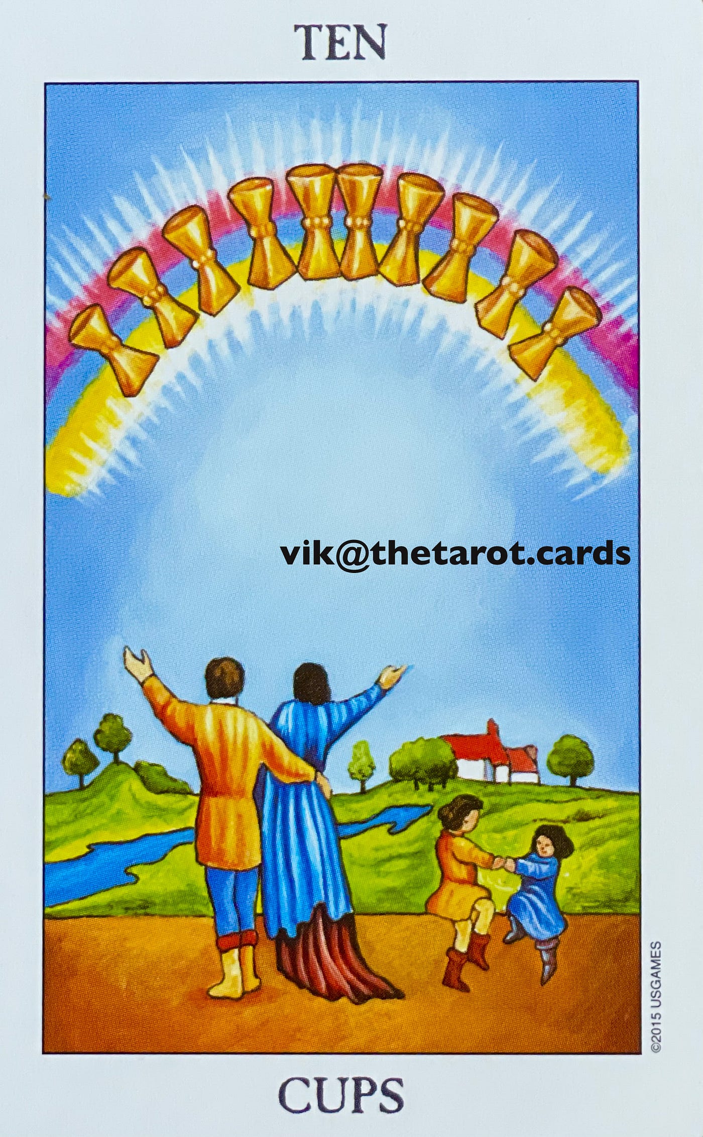 The Card of the Day: Ten of Cups. Observations | by Vik Kumar | The Tarot  Cards by Guru Ji