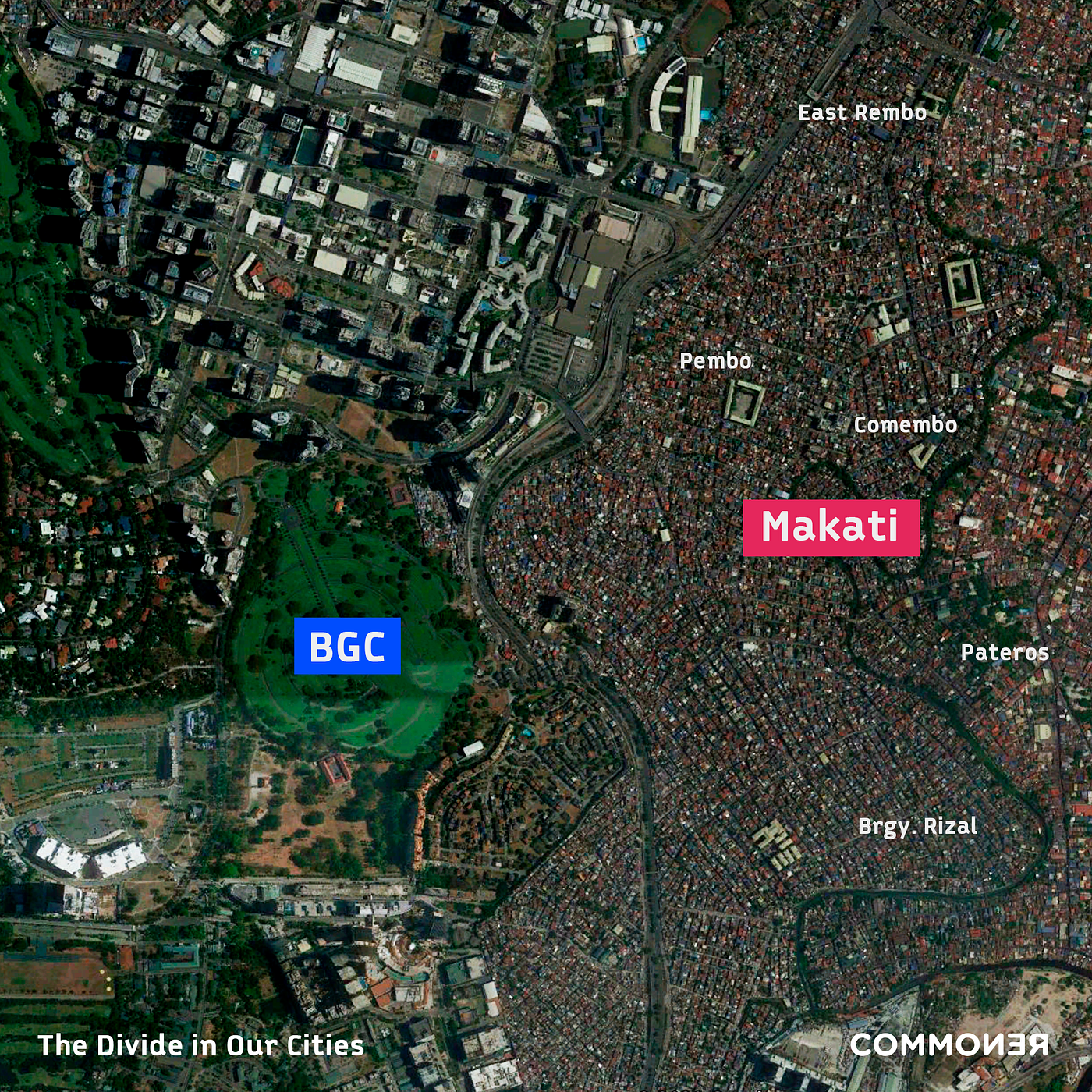 East Rembo Makati Map The Divide In Our Cities. If The Economy Is So Good, Why Can't… | By  Commoner | Medium