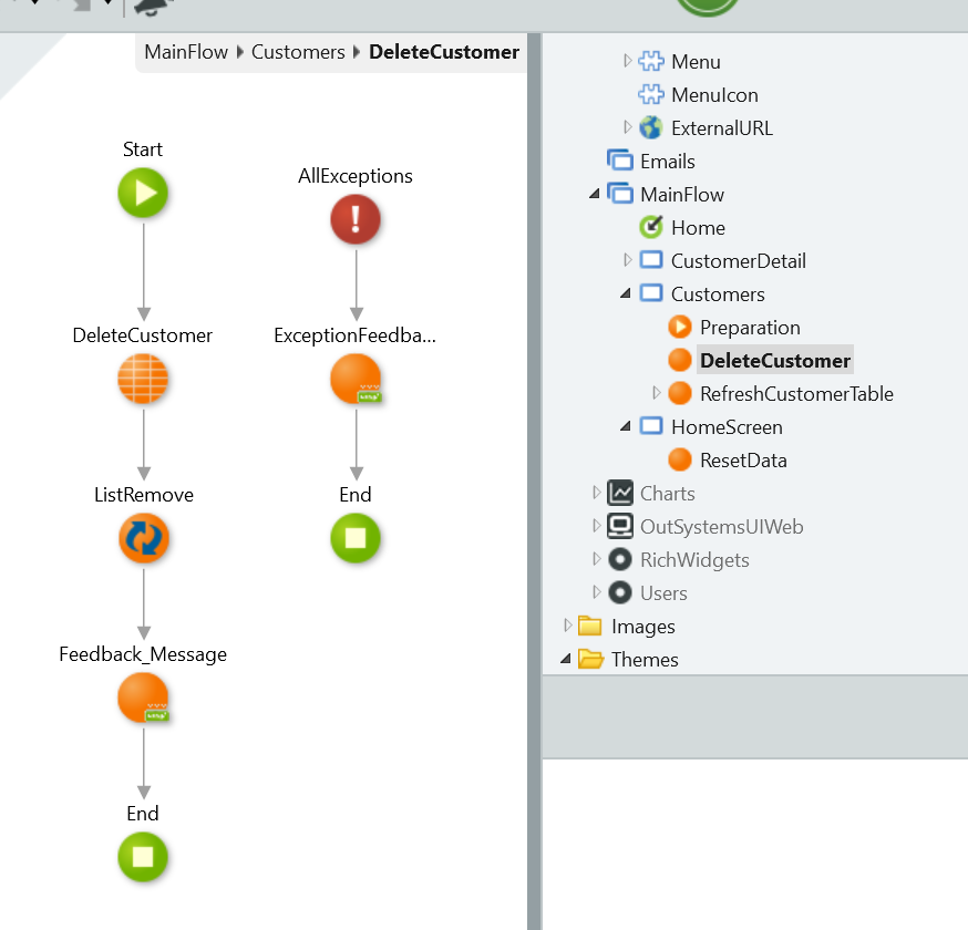 OutSystems “How To” #2. How to delete an Entity Record from a… | by Eduardo  Jauch | Medium