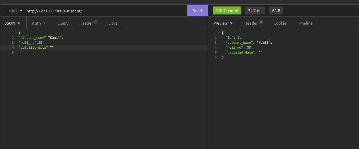 JSONField Schema Validation in Django Rest Framework using Insomnia | by  Mohammed Kamil Khan | Analytics Vidhya | Medium