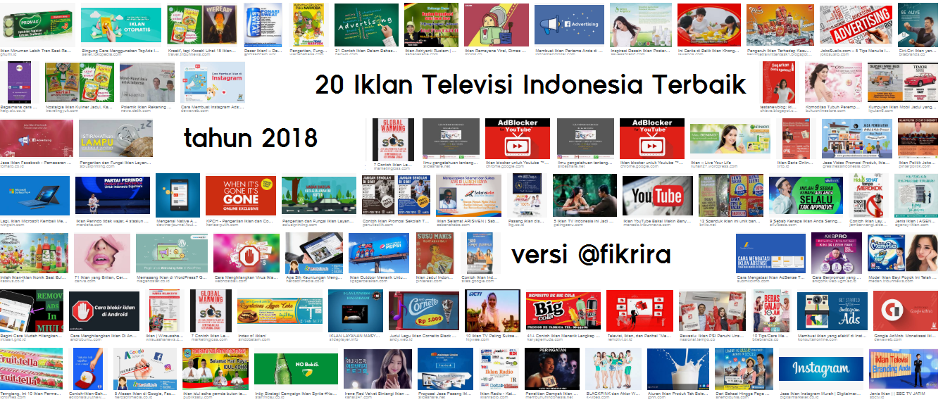 20 Iklan Televisi Indonesia Terbaik Tahun 2018 Versi Fikrira By Fikri Rachmad Ardi Medium