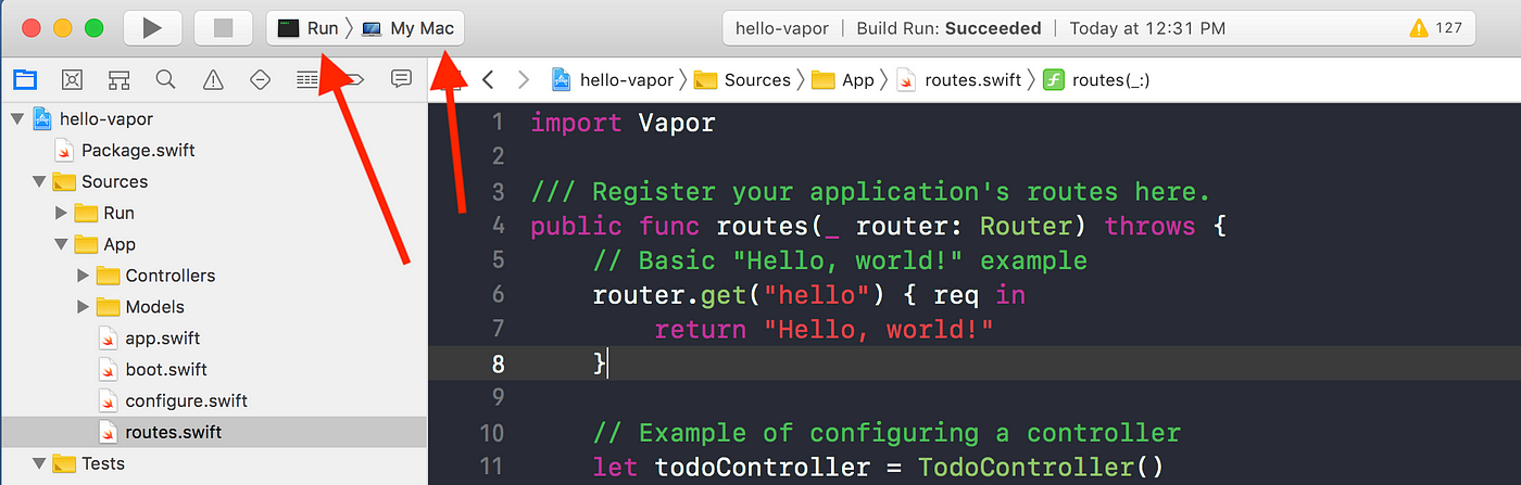 Getting Started with Vapor 3. Vapor is the leading server side Swift… | by  Mohammad Azam | Medium