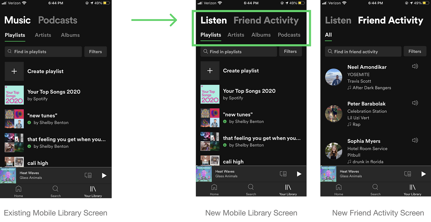 Cara melihat friend activity di spotify