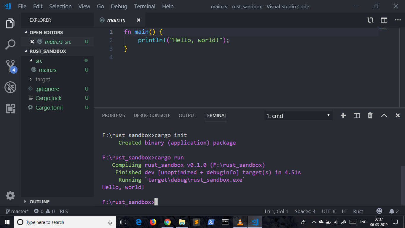 “Hello, World!” in Rust!!. Like every new language, you learn the… | by ...