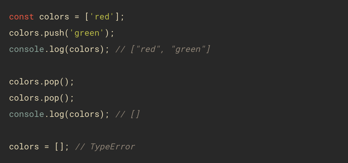 const: Declarando Constantes no JavaScript | by Ricardo Reis | Medium