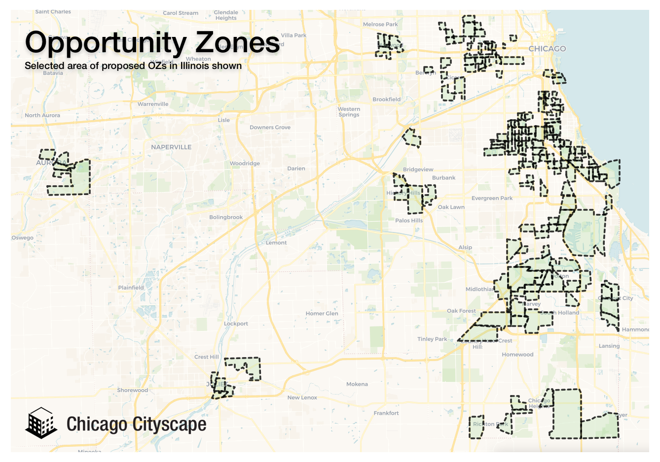 Opportunity Zone Map Chicago Now On The Map: Proposed Opportunity Zones Intend To Spur Investment In  Low-Income Areas | By Steven Vance | Chicago Cityscape's Blog