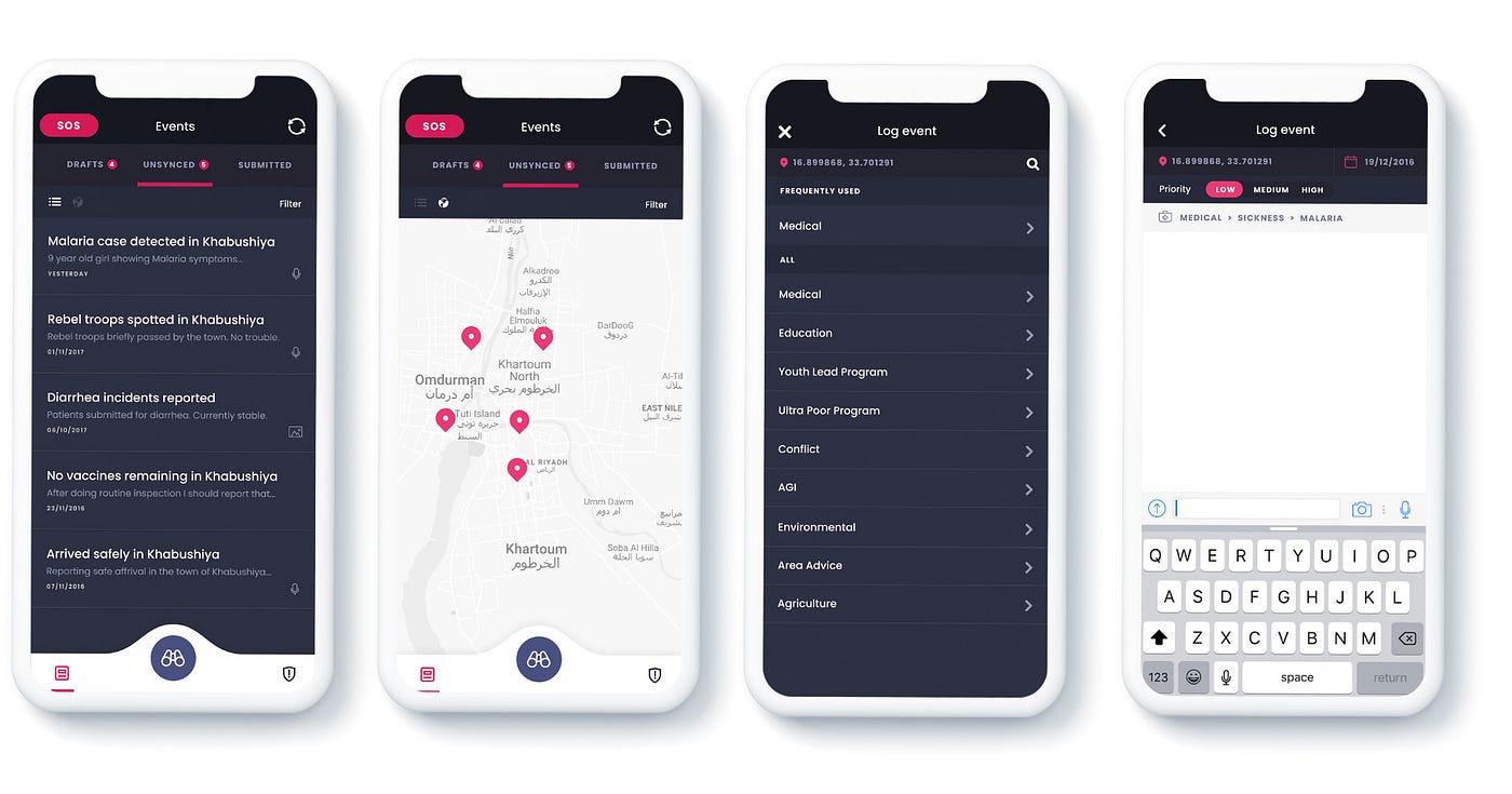 Case study field worker mobile app by Alta Medium