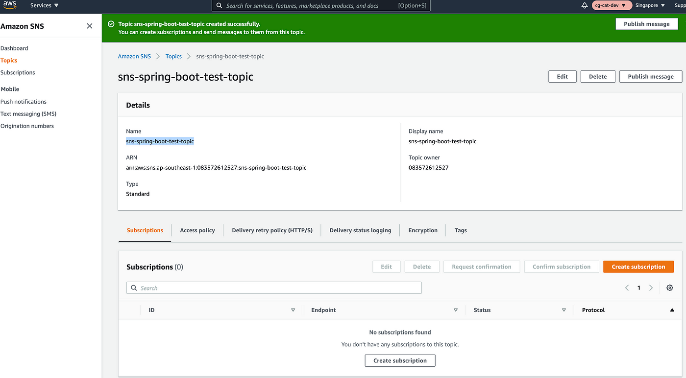 Amazon Simple Notification Service Sns With Spring Boot By Chiwa Kantawong Pea Medium Amazon Simple Notification Service Sns With Spring Boot By Chiwa Kantawong Pea Medium