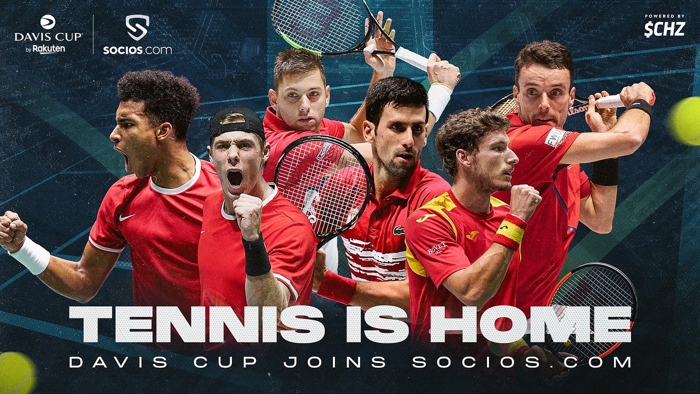 KOSMOS TENNIS TEAMS UP WITH SOCIOS.COM TO LAUNCH THE DAVIS CUP FINALS FAN  TOKEN | by Chiliz | Chiliz | Medium