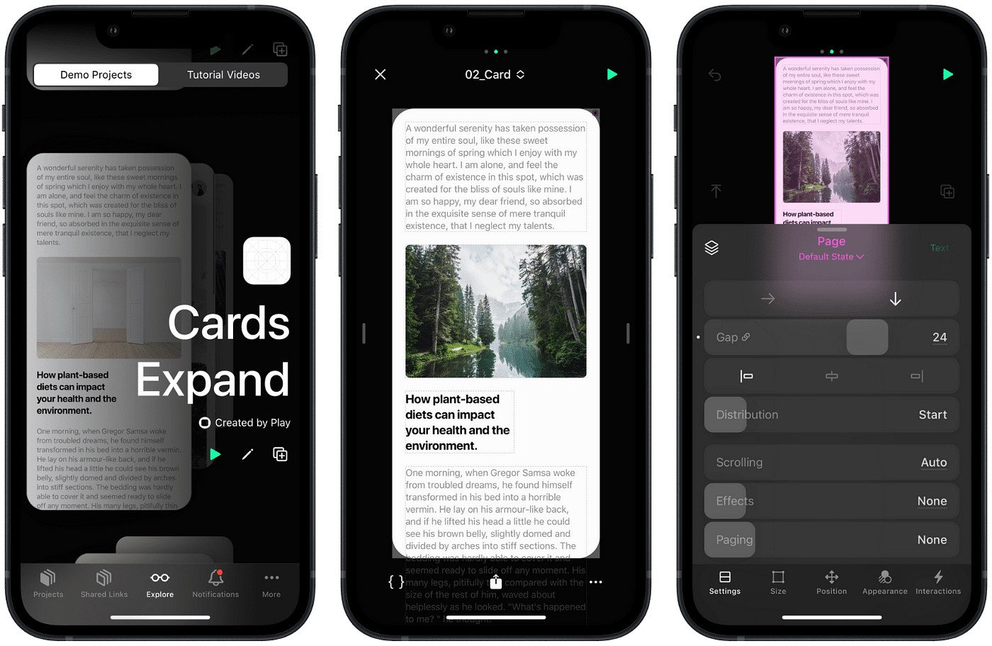 Screenshot of Play app on iOS 15