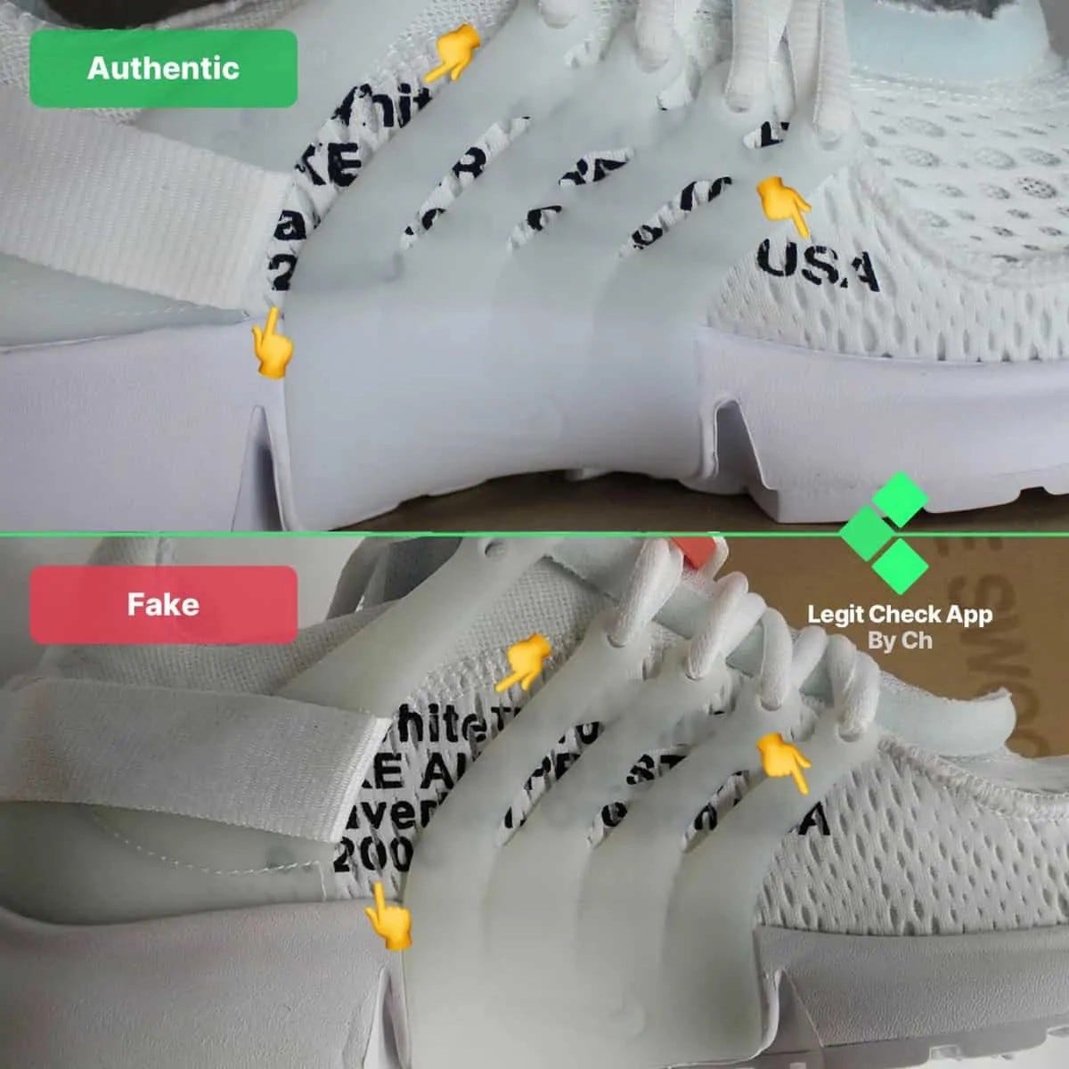 Off White Air Presto White Legit Check Guide Real Vs Fake Ow Air Presto White By Legit Check By Ch Medium