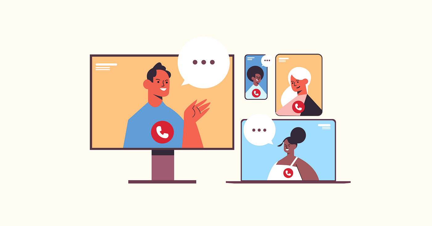 Communication tools illustration