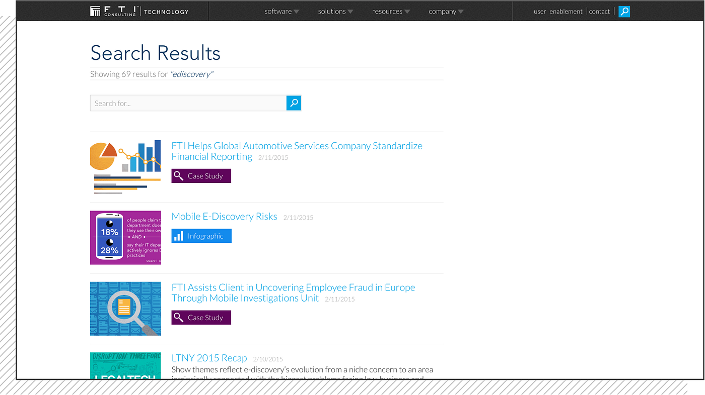 FTI Consulting UX Internship. The design process of designing a… | by  Cedric Ith | Medium