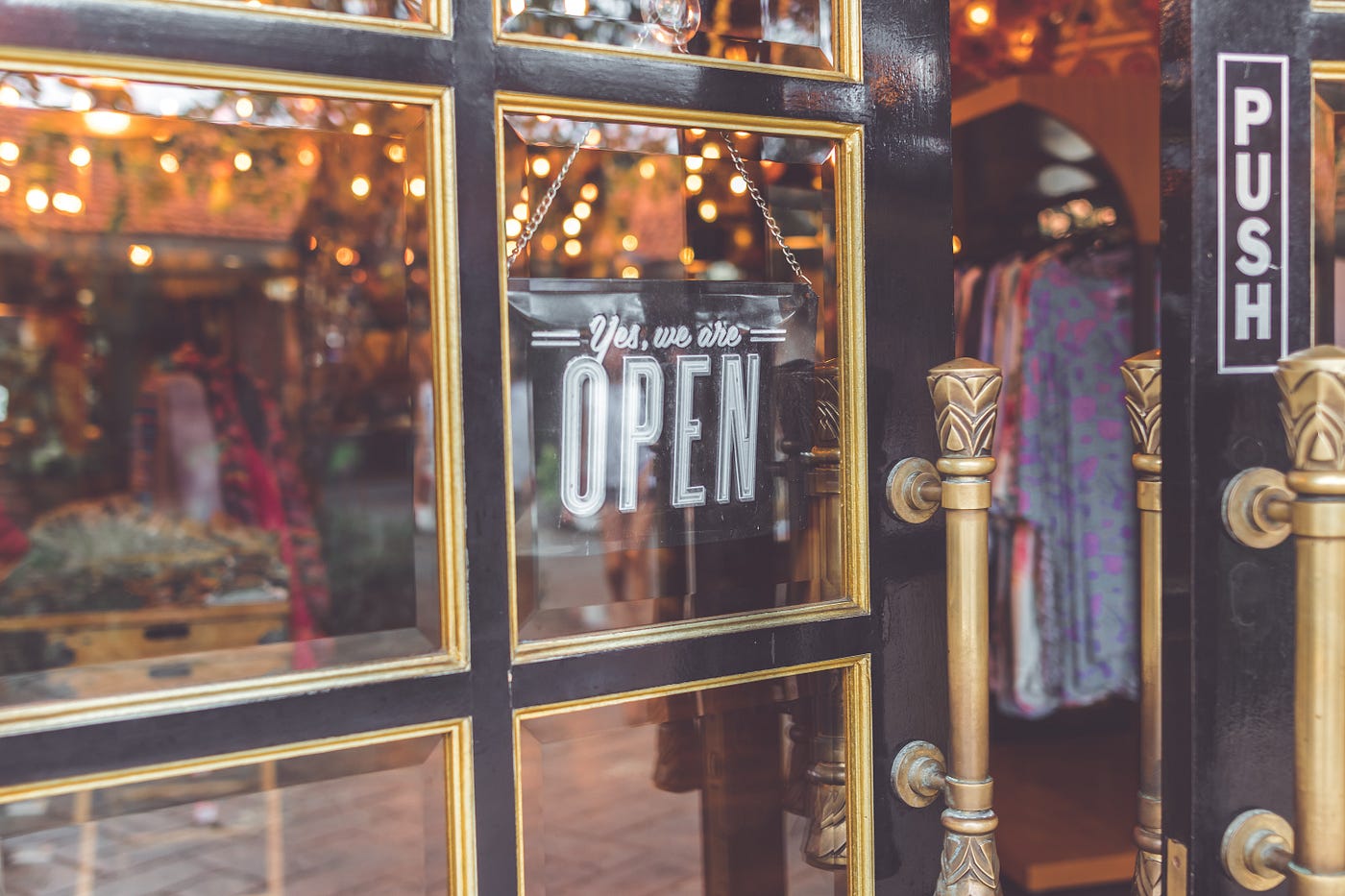 Support local businesses by shopping local