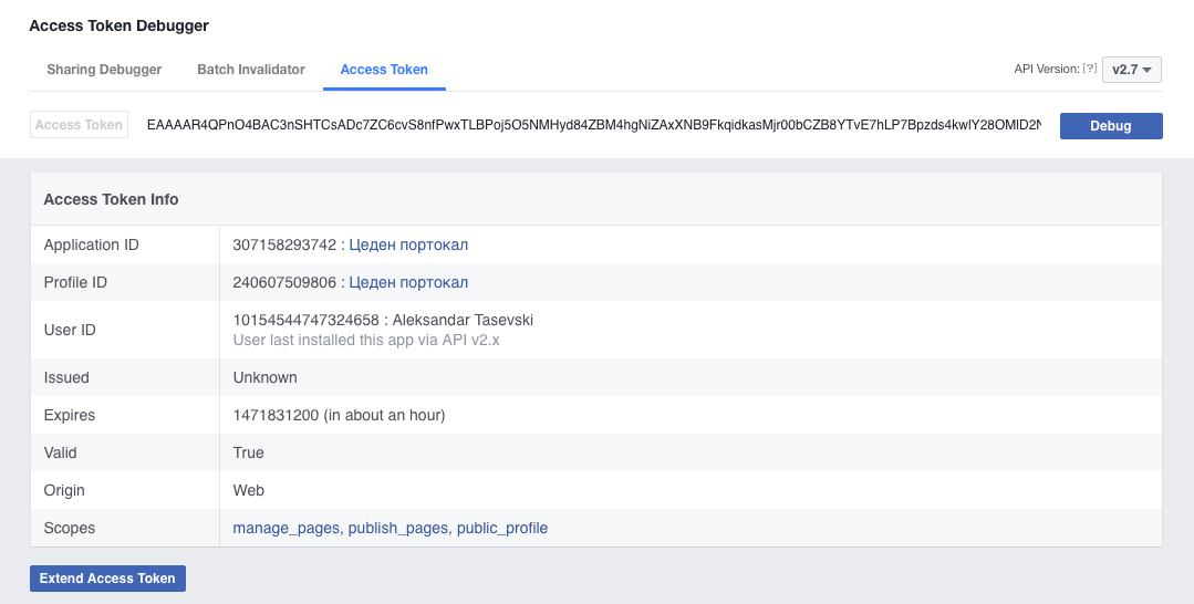 How to get an extended Facebook App Access Token by Mighty Alex Medium