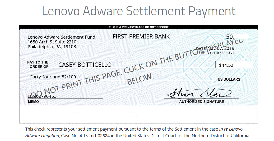 bank of america class action lawsuit payout date Voluminous Weblogs