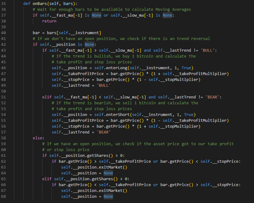 Backtesting a Bitcoin trading strategy using Python | by André ...
