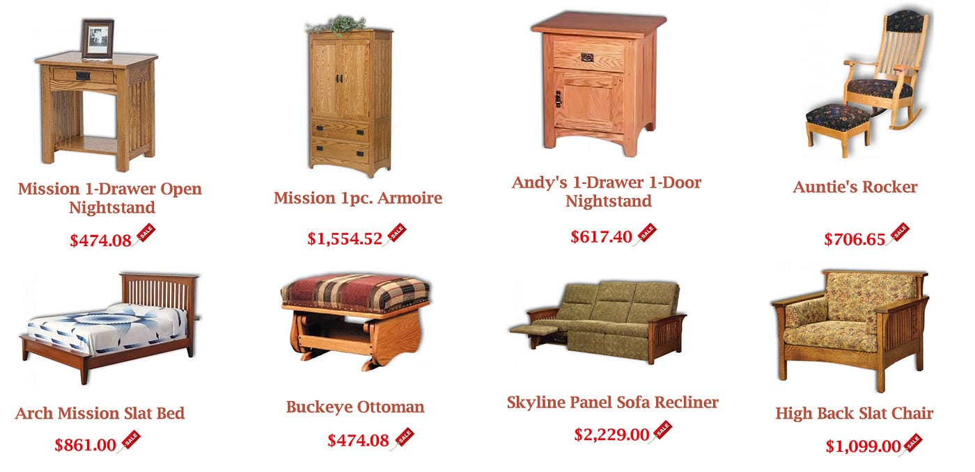 The Old Fashioned Charm of Amish Furniture by Online Amish Furnitures