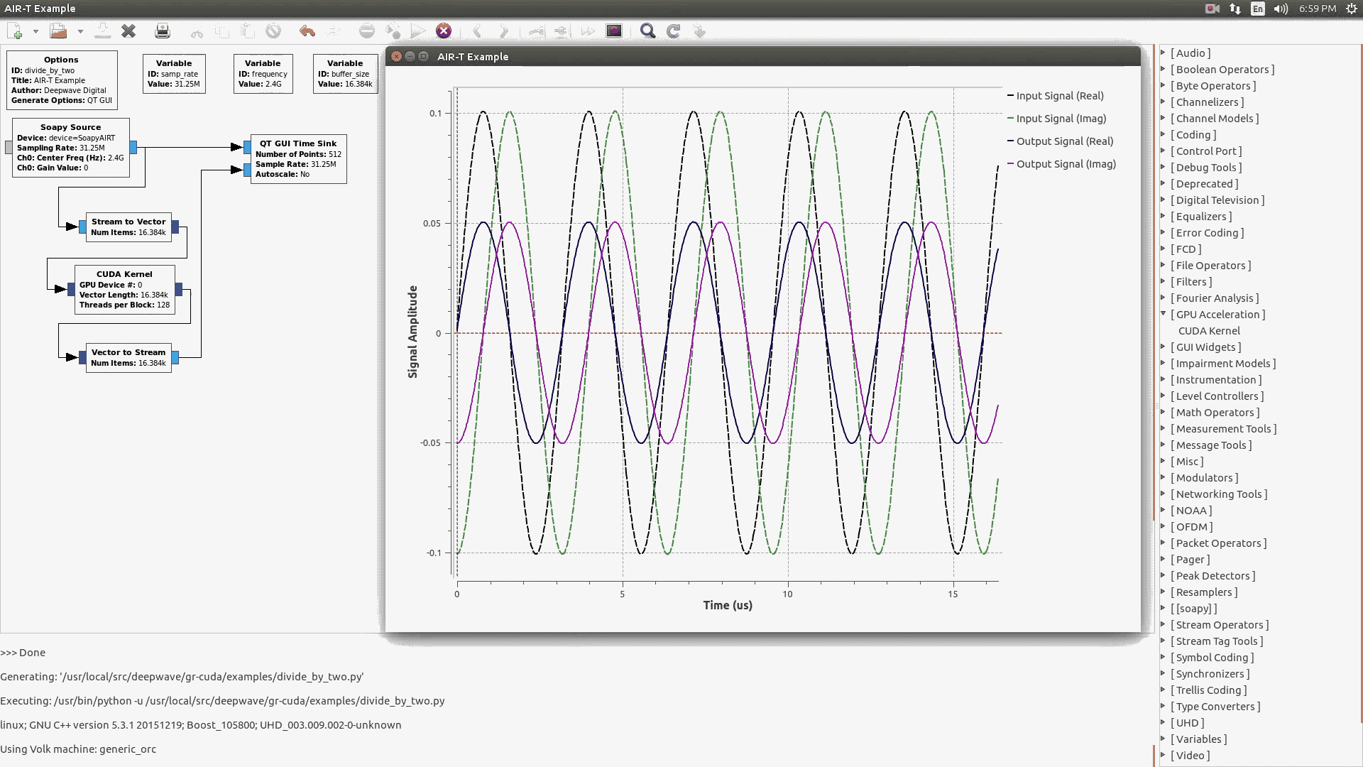 Custom GPU Signal Processing with GNU Radio on the AIR-T | by John Ferguson  | Deepwave Digital